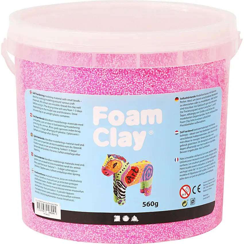 Foam Clay Creativ Company560 g/1 HinkNeonrosa