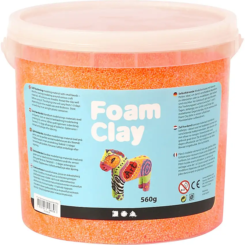 Foam Clay Creativ Company560 g/1 HinkNeonorange