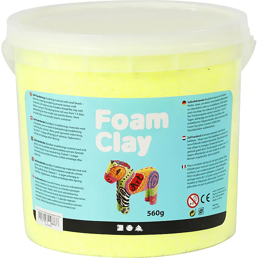 Foam Clay Creativ Company560 g/1 HinkNeongul