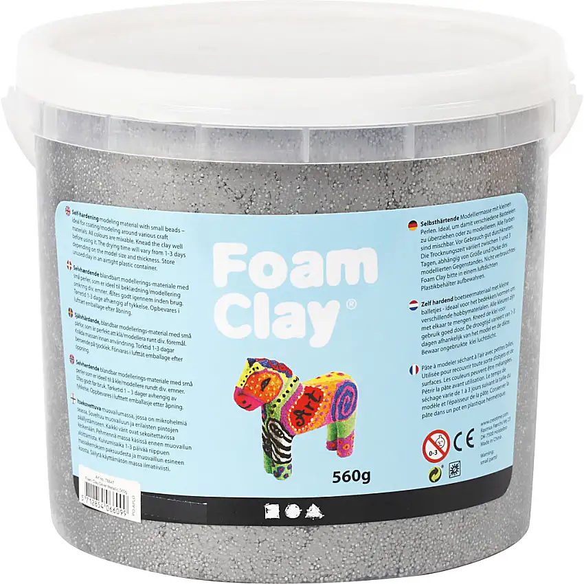 Foam Clay Creativ Company560 g/1 HinkSilver