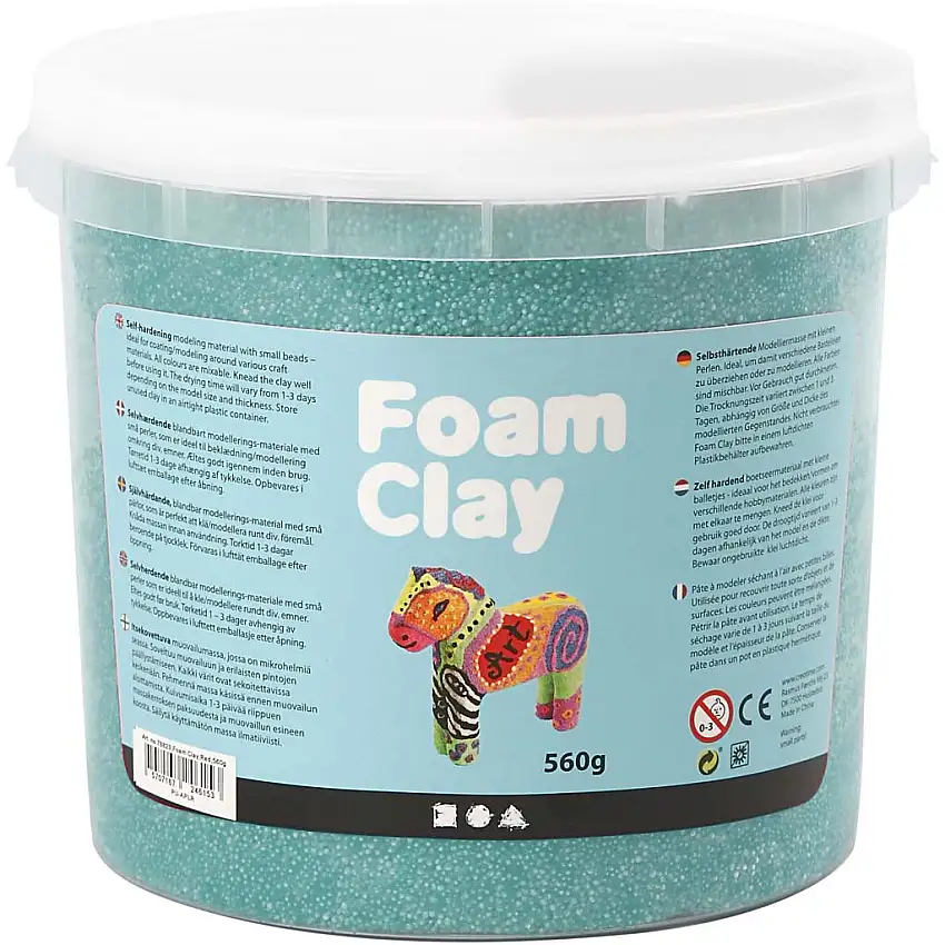 Foam Clay Creativ Company560 g/1 HinkMörkgrön