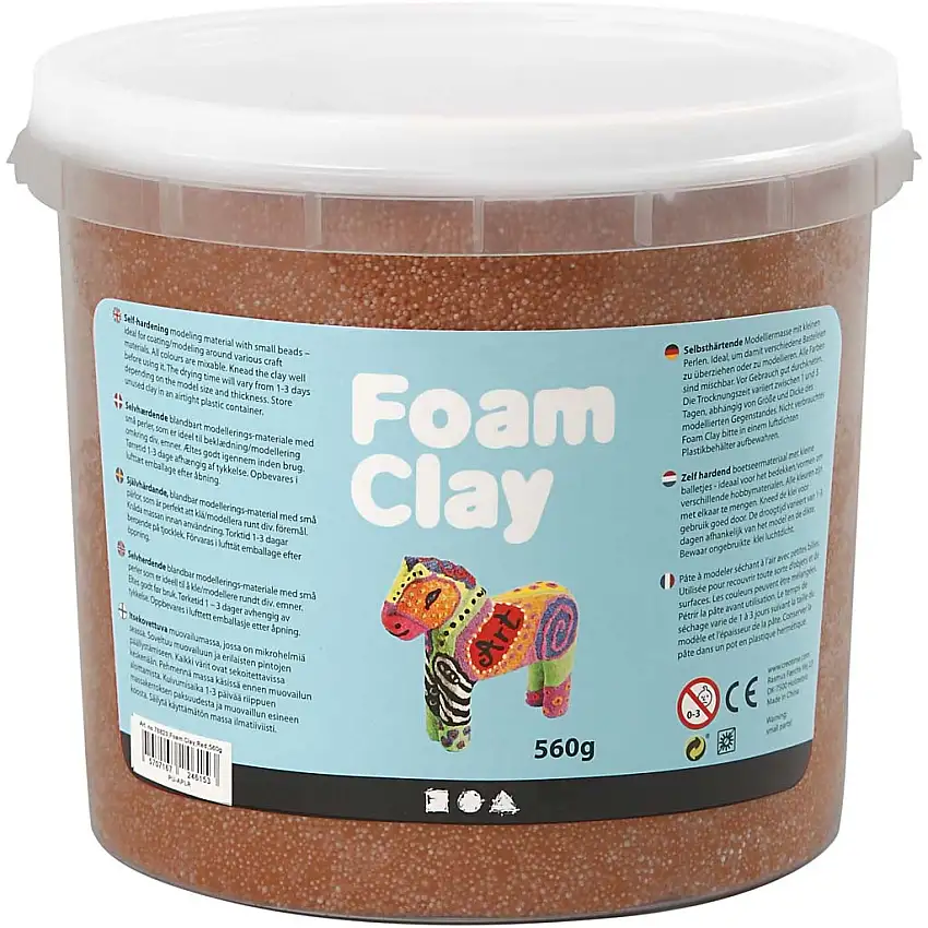 Foam Clay Creativ Company560 g/1 HinkBrun