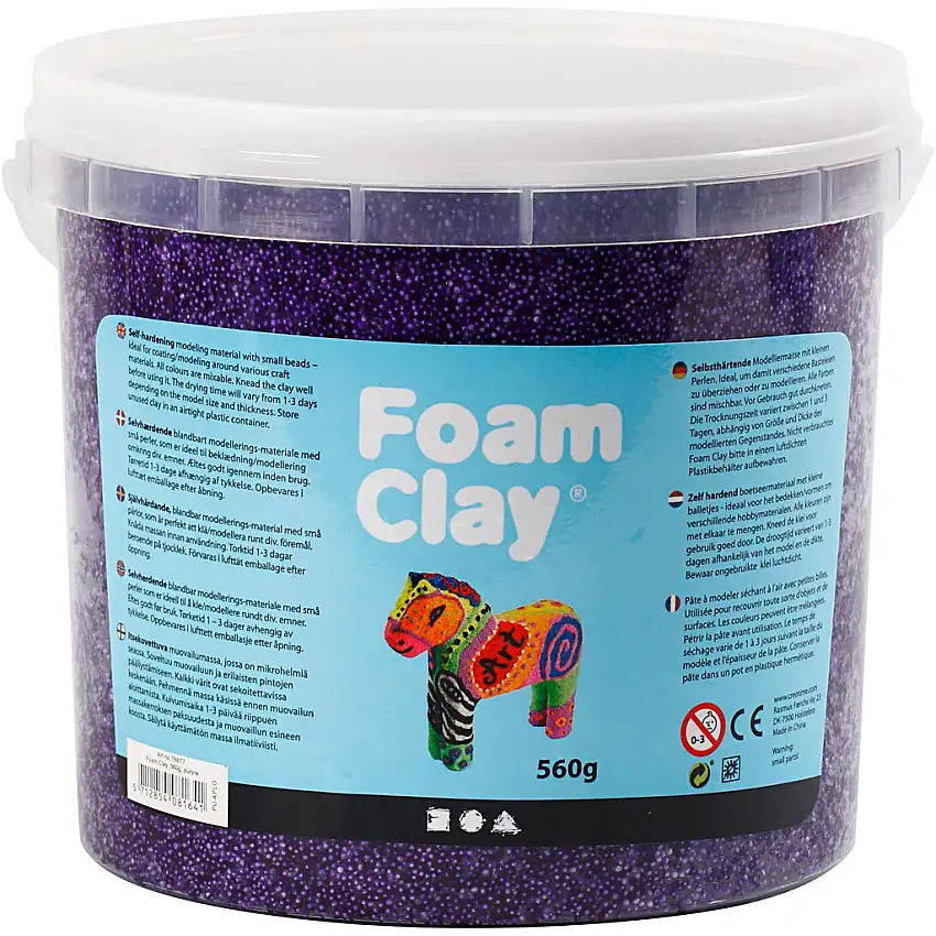Foam Clay Creativ Company560 g/1 HinkLila