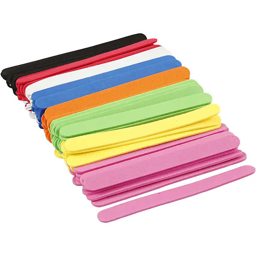 Glasspinnar Creativ Companyav Dekorgummi Mixade Färger 11,5 cm120 st