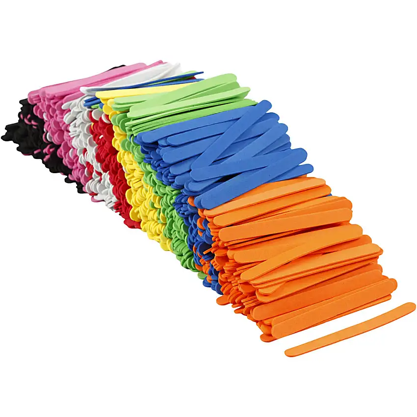 Glasspinnar Creativ Companyav Dekorgummi Mixade Färger 11,5 cm1000 st