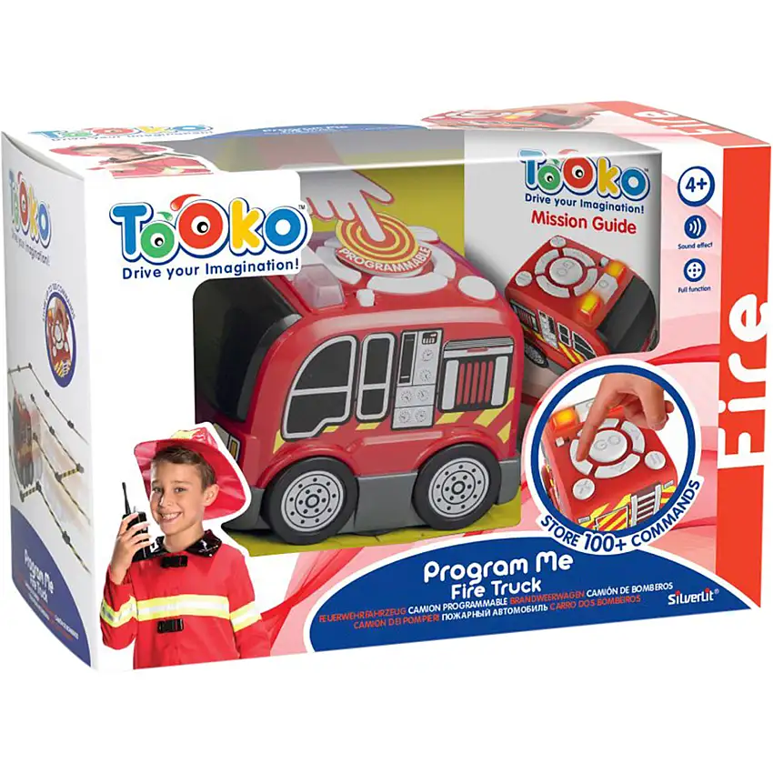 Programmeringsbar Bil SilverlitTooko Fire Truck