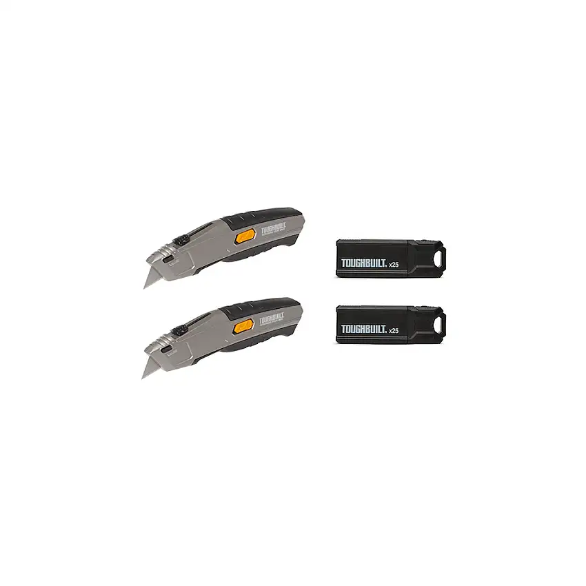 Gips/Universalknivar ToughbuiltAutoload 2-pack Med 50 Blad
