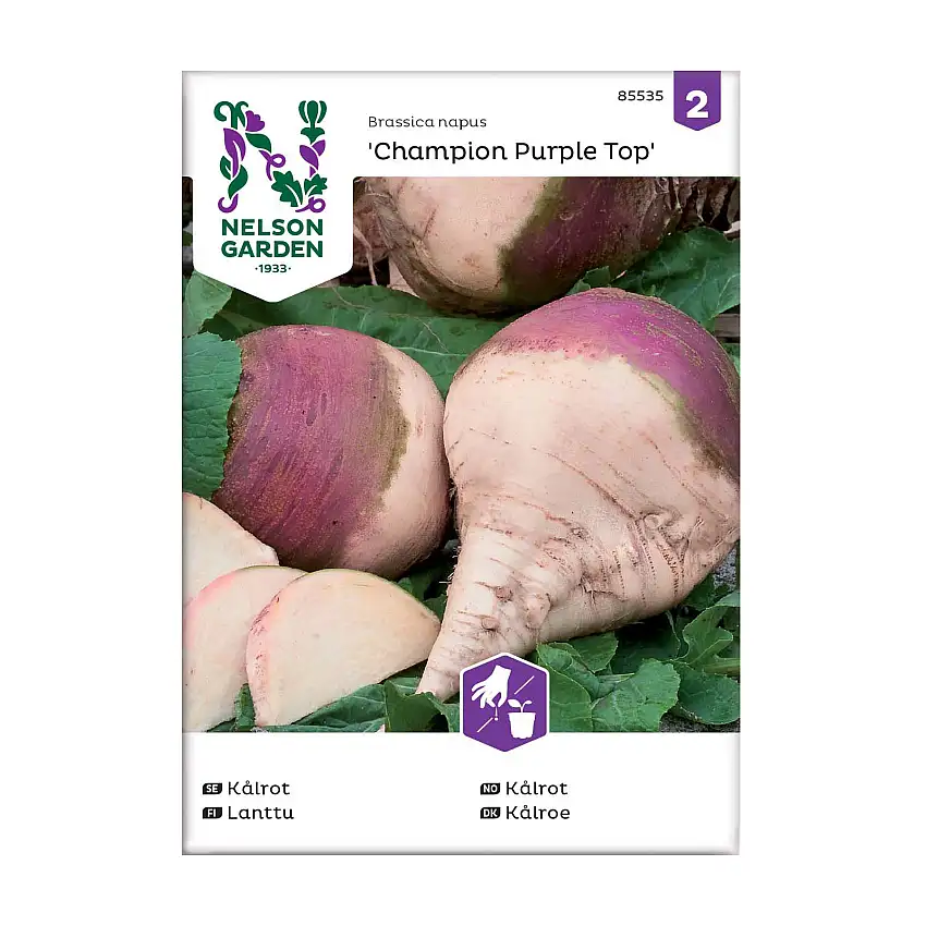 Frö Kålrot Nelson GardenChampion Purple Top