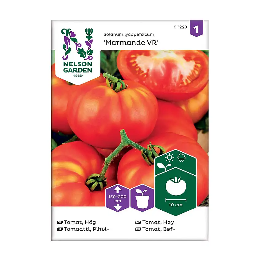 Frö Tomat Nelson GardenMarmande VR Hög