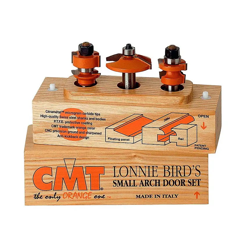Frässet CMT Orange ToolsLuckor 3 delar 12,7-22,2 mm K8