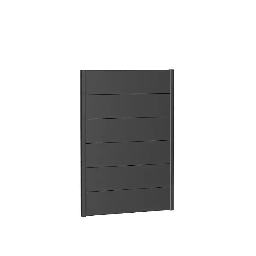 Väggpanel Biohortför Skärmvägg 100x135 cmMörkgrå