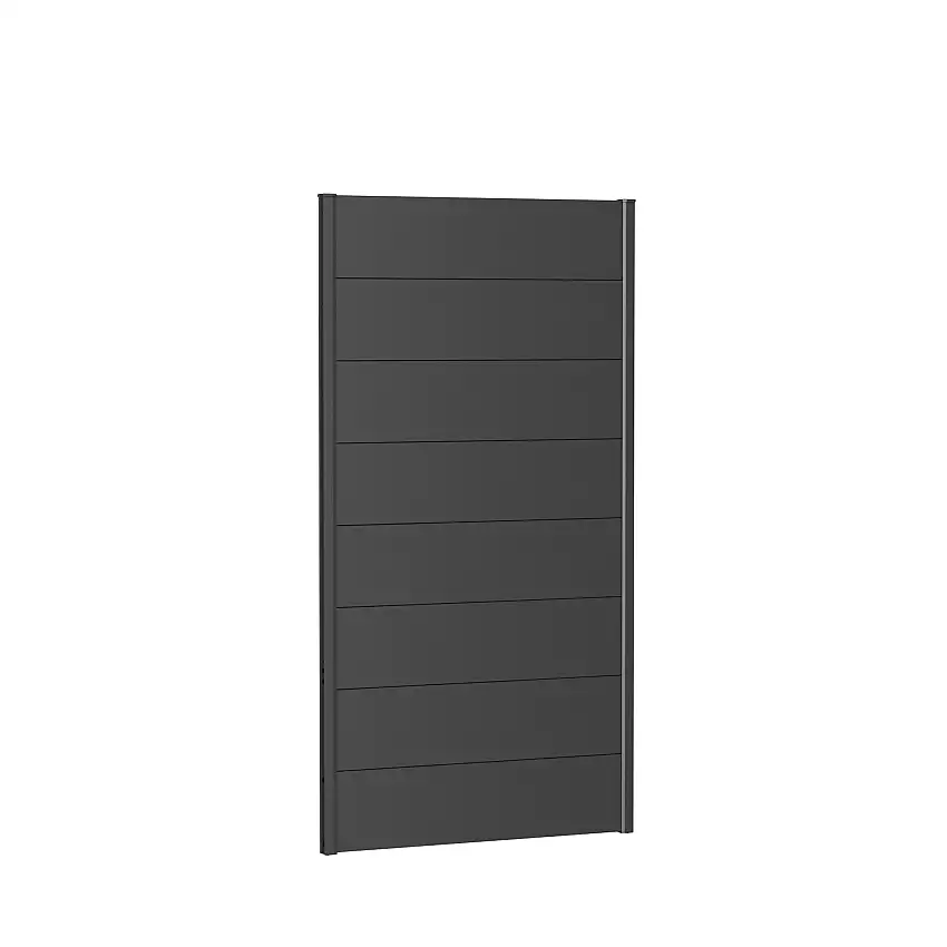 Väggpanel Biohortför Skärmvägg 100x180 cmMörkgrå