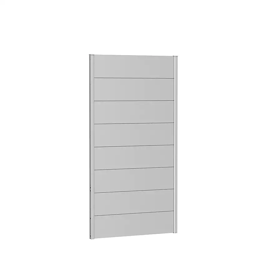 Väggpanel Biohortför Skärmvägg 100x180 cmSilver