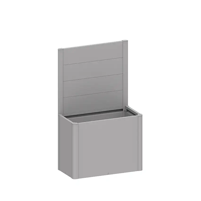 Skärmvägg Biohorttill Belvedere Planteringslåda 91x4x102 cmSilver