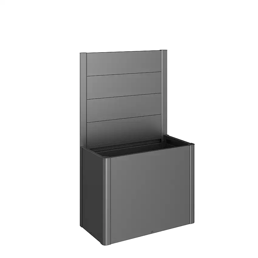 Skärmvägg Biohorttill Belvedere Planteringslåda 91x4x102 cmMörkgrå