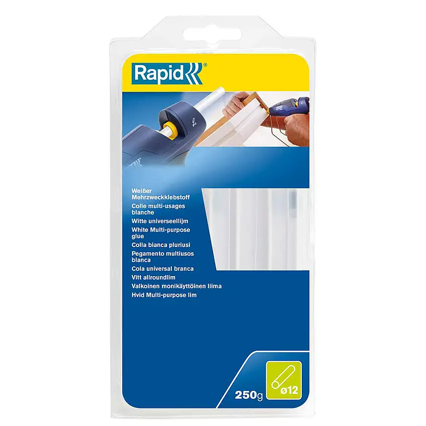 Limstavar Rapid12 x 190 mm Vitt 250 g