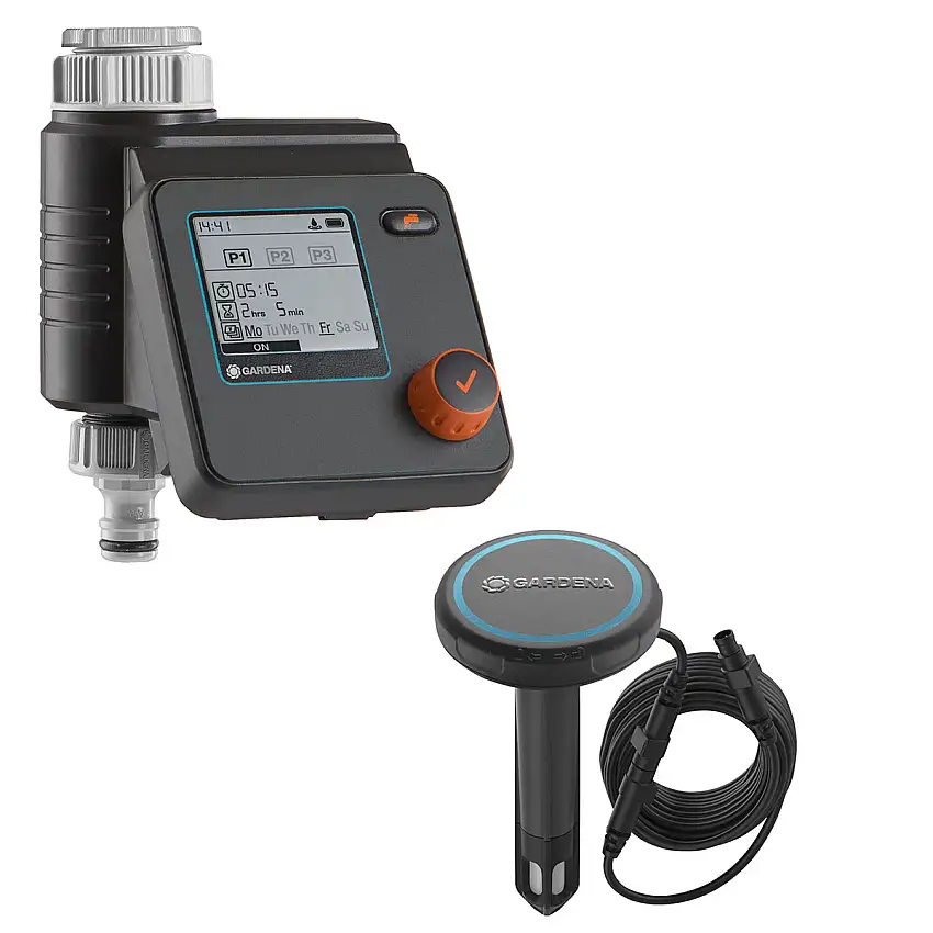 Bevattningsdator GardenaSelect Set med Sensor