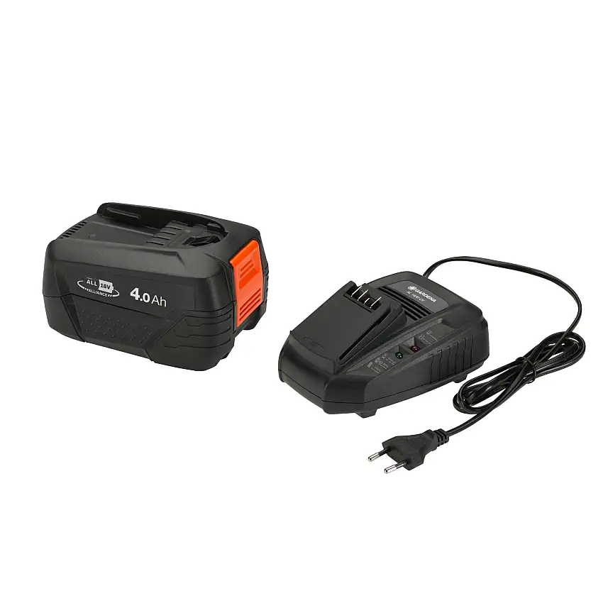 Startkit GardenaP4A 18V/72 + AL 1830 4,0Ah batteri + snabbladdare