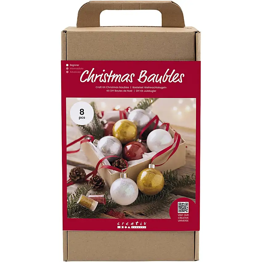 Julgranskulor Creativ CompanyDIY Kit Glitter