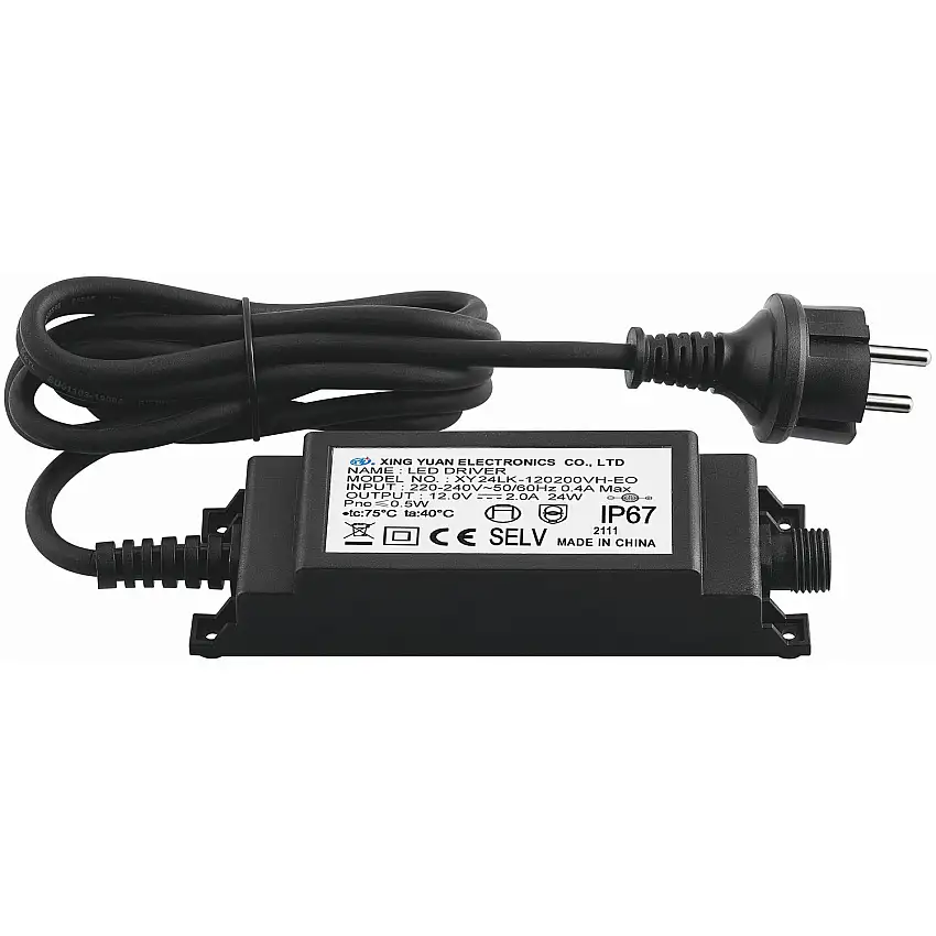 Driver Malmbergs Home12Vdc 24W 1,8 m