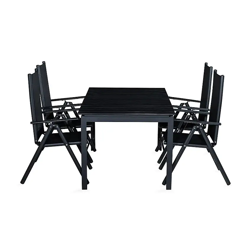 Matgrupp Comfort GardenTunis 152-210x90 med 4 Positionsstolar MaggieUtan Dynor