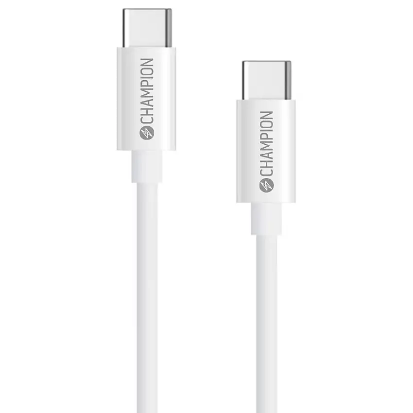 USB-C Kabel Champion60W 2m Vit