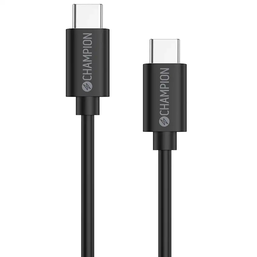 USB-C Kabel Champion60W 3m Svart