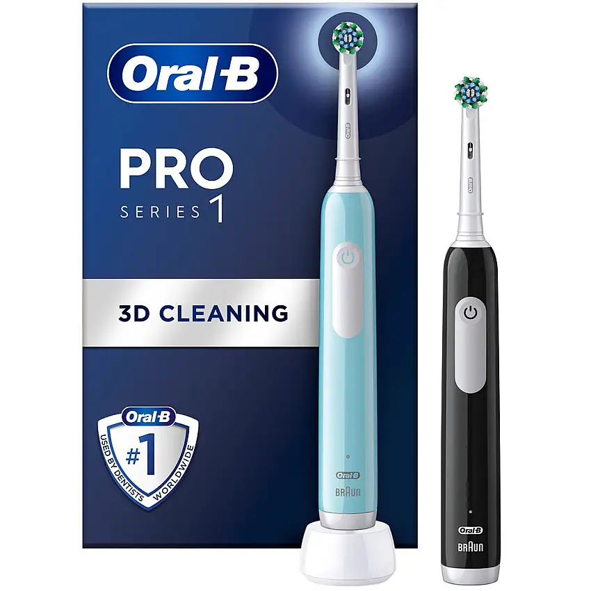 Eltandborste Oral-BPro3 + Extra Refill + TCFlerfärgad