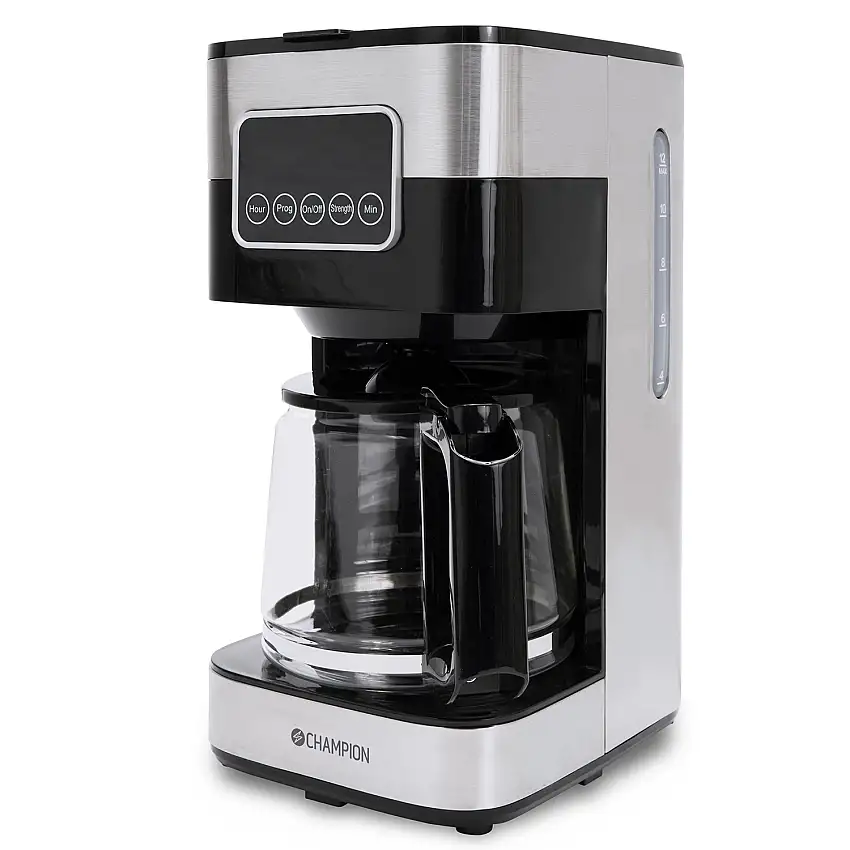 Kaffebryggare ChampionDigital 12-koppar 1,5L KB400 Rostfri