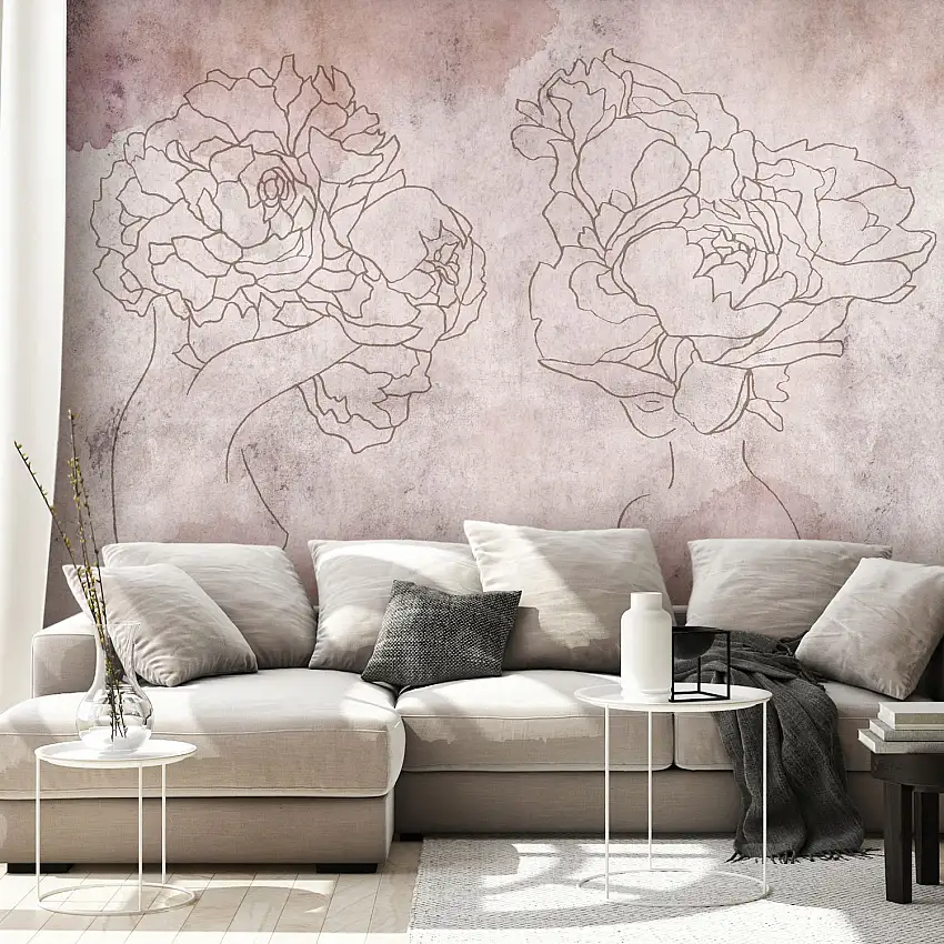 Fototapet ArkiioFlowery Wardrobe400x280 cm