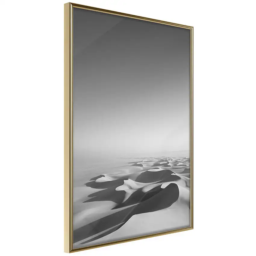 Poster ArtgeistAffisch SaharaGuld ram, 30x45 cm