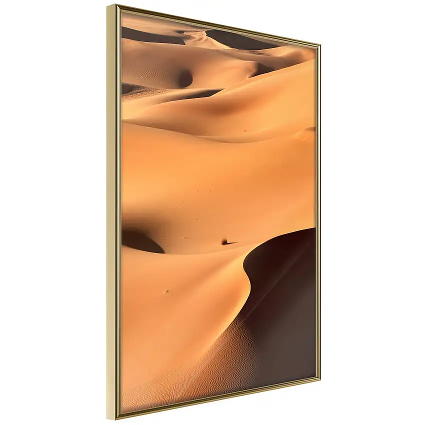 Poster ArtgeistAffisch Hot SandGuld ram, 40x60 cm