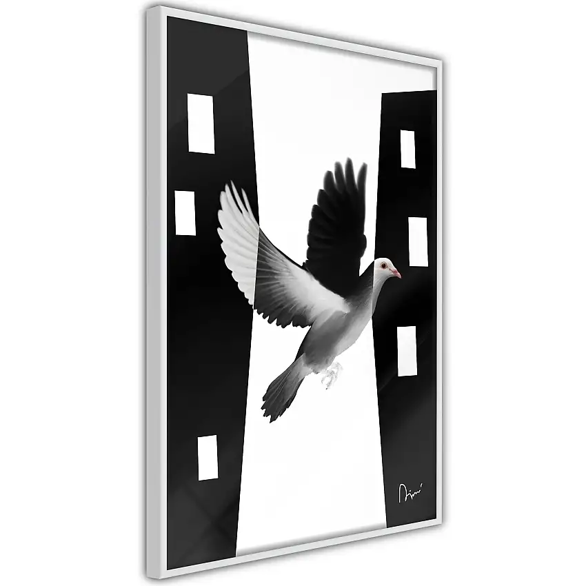 Poster ArtgeistAffisch White Dove