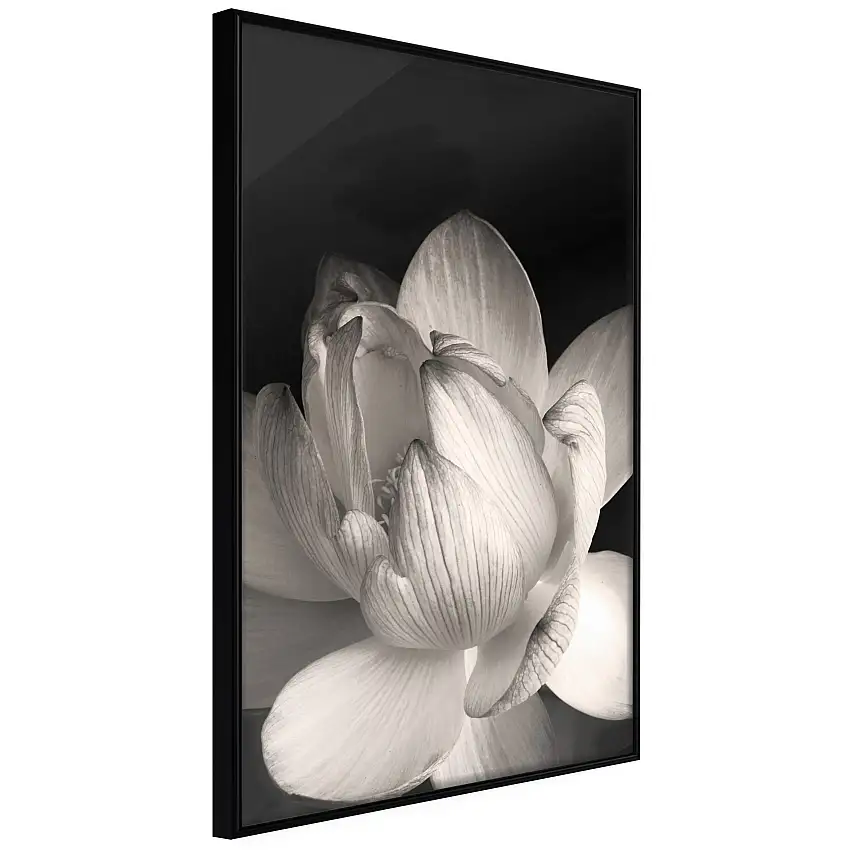 Poster ArtgeistAffisch White SubtletySvart ram, 20x30 cm