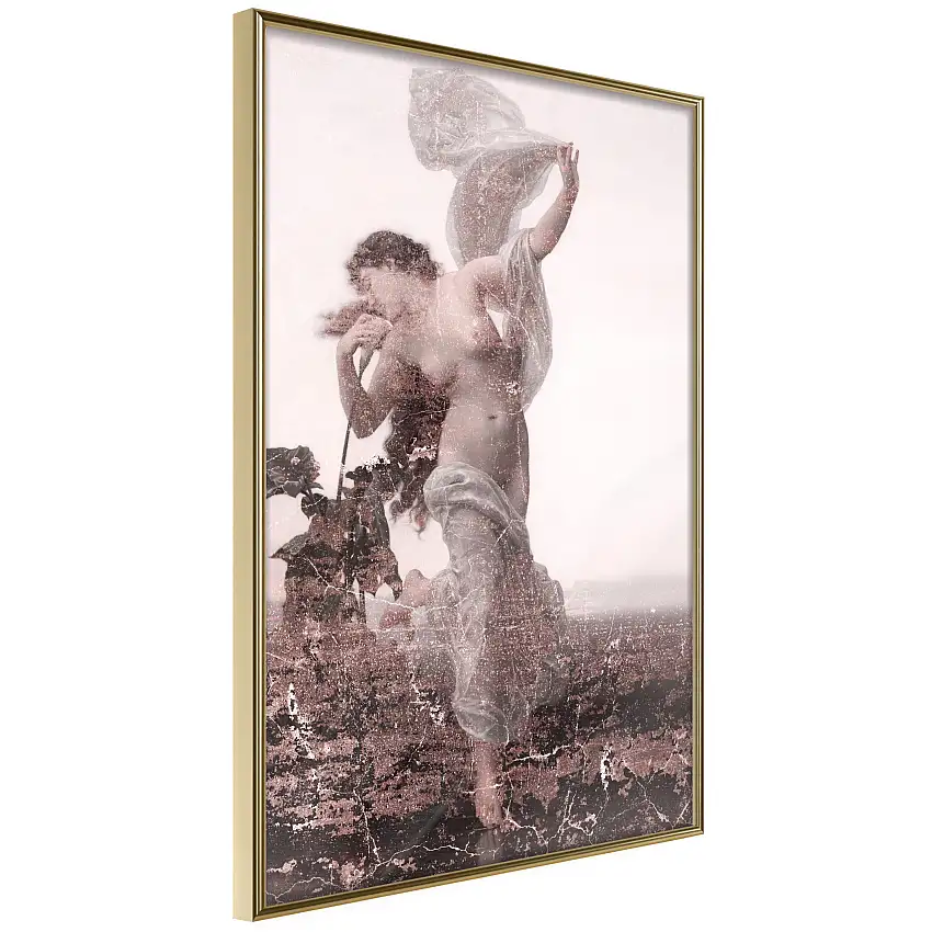 Poster ArtgeistAffisch Aroma of WindGuld ram, 20x30 cm