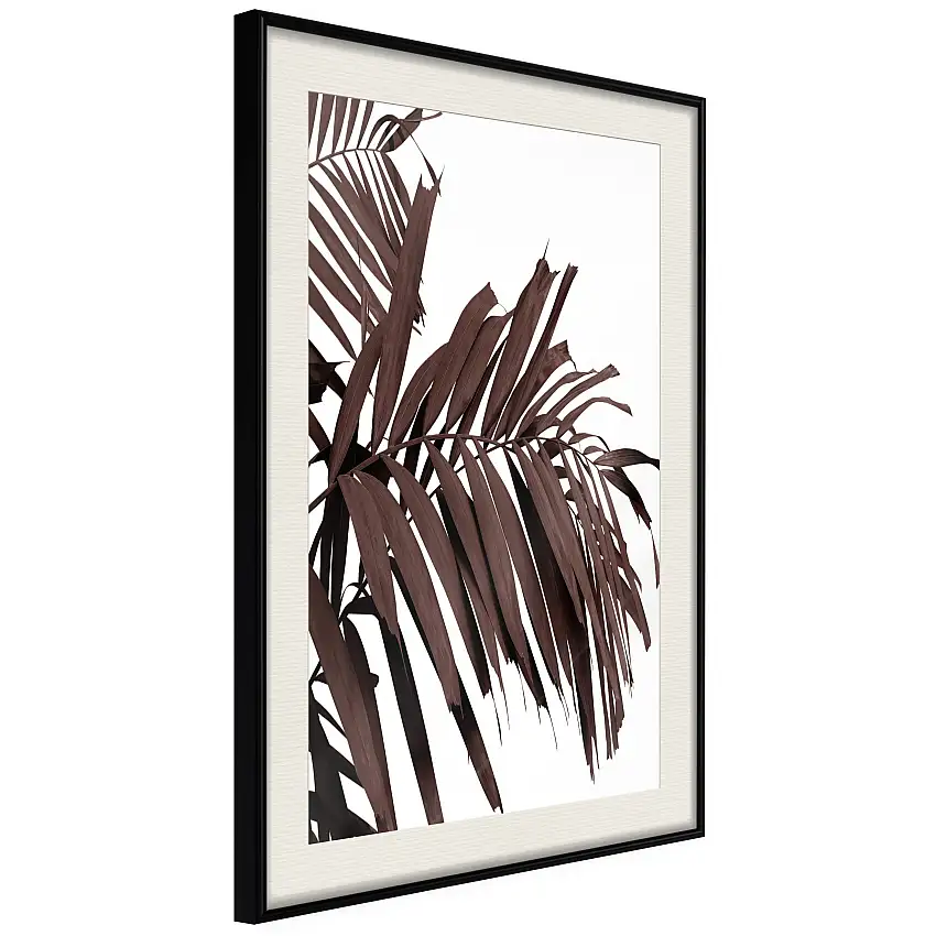 Poster ArtgeistAffisch Warmed by the SunSvart ram med passepartout, 30x45 cm