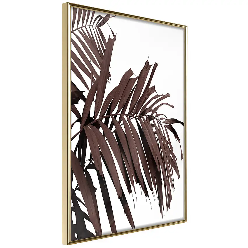 Poster ArtgeistAffisch Warmed by the SunGuld ram, 20x30 cm