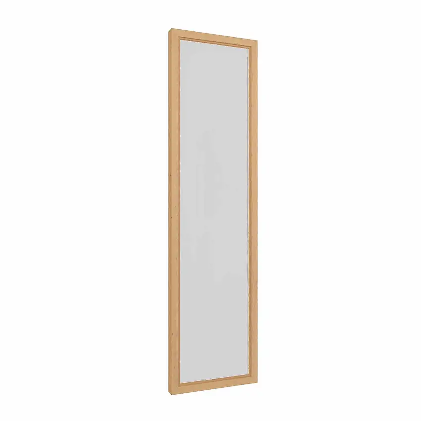 Bastufönster Thermory1890x490 mm, Furu, Klart Glas