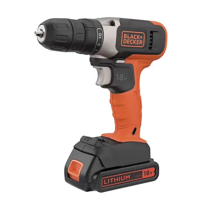 BorrskruvdragareBlack & Decker BCD001C1 1X1,5Ah Batteri