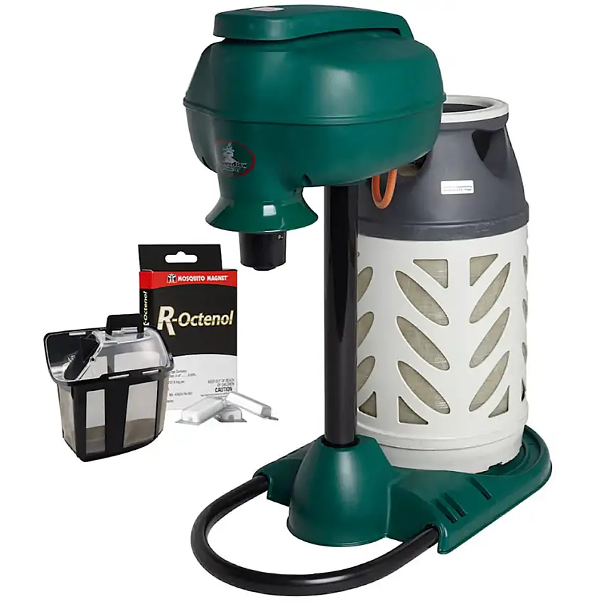 Myggfångare Mosquito MagnetMed R-Octenol & Fångstnät Pioneer