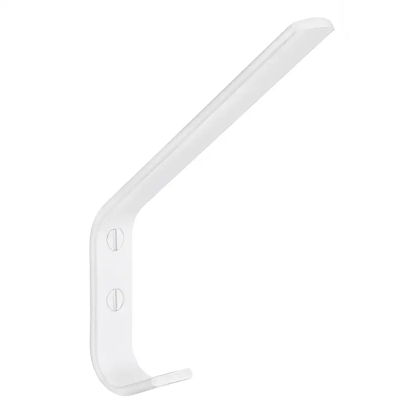 Hattkrok BeslagsbodenVit Aluminium