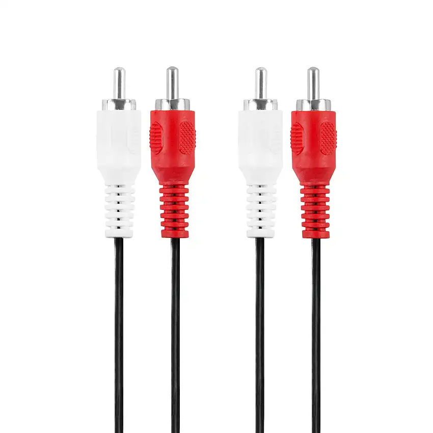 Ljudkabel Champion2 RCA - 2 RCA Hane-Hane 1.5m