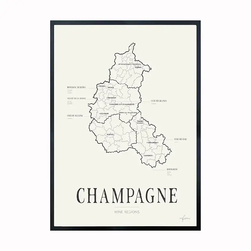 Poster CorkframesVinkarta Champagne