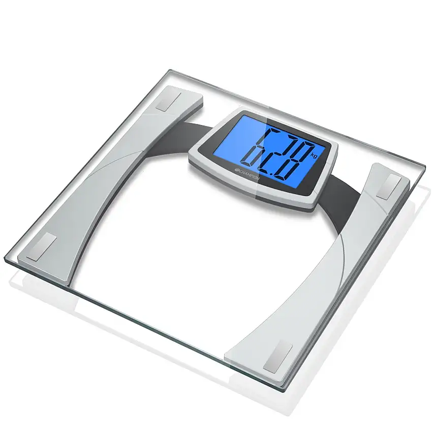 Personvåg ChampionXL Display Glas PV210 Silver/Svart