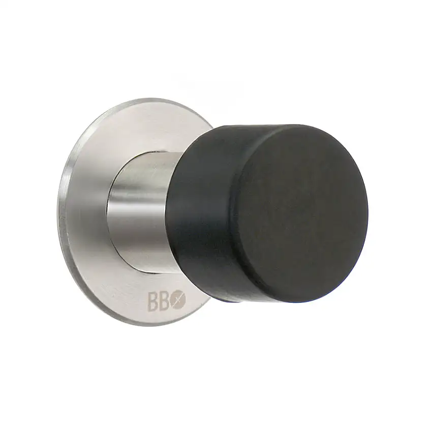 Dörrstopp BeslagsbodenBK14Mattborstat Rostfritt Stål L: 45 mm