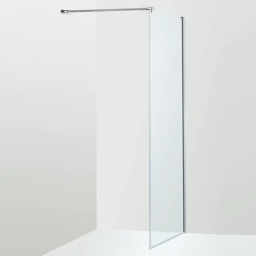Duschvägg DuschbyggarnaSolo900x2000 mm, Krom, Is