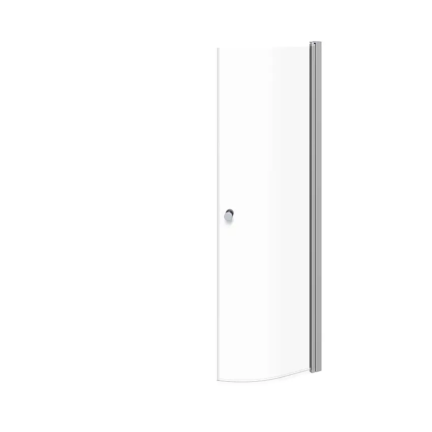 Duschdörr DansaniMatch Rund SlagKlarglas, 640 mm, Satin