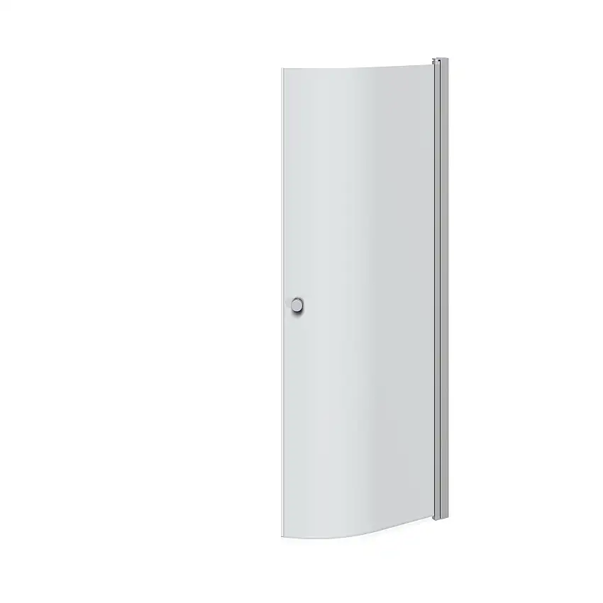 Duschdörr DansaniMatch Rund SlagFrostat glas, 740 mm, Satin