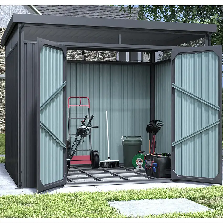Växthus Metalcraft24m² Stålram & Plastöverdrag