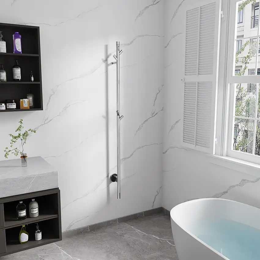 Handdukstork BathlifeFas 1 Arm TimerKrom